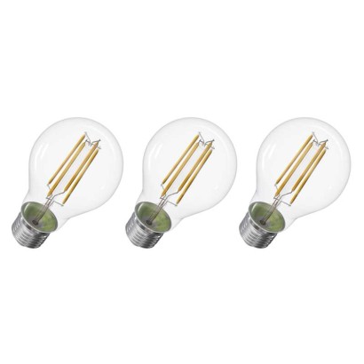 LED žárovka Filament A60 / E27 / 3,8 W (60 W) / 806 lm / teplá bílá