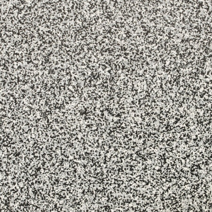 Černo-bílo-šedá gumová modulová puzzle dlažba (okraj) FLOMA Sandwich - 100 x 100 x 2,5 cm