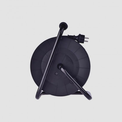 Prodlužovací gumový kabel na bubnu | 4 zásuvky, 230 V / 50 m, (2,5 mm²)