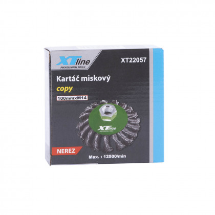 Kartáč miskový copy nerez M14 | 100 mm
