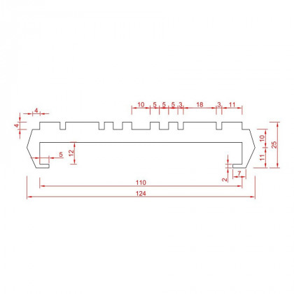 Gumová podložka zvedáku pro zvedáky Ravaglioli FLOMA RP101 - průměr 12,4 cm x 2,5 cm
