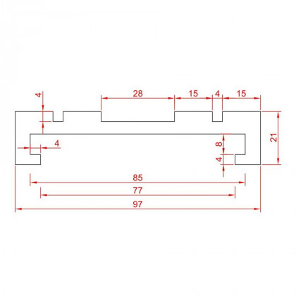 Gumová podložka zvedáku pro zvedáky Ravaglioli FLOMA RP102 - průměr 9,7 cm x 2,1 cm