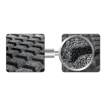 Protiodrazová akustická rohož (deska) FLOMA V40/R15 - 50 x 50 x 4 cm