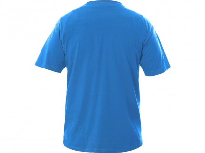 Tričko CXS DANIEL, krátký rukáv, azurově modré, vel. L