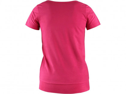 Tričko CXS EMILY, dámské, krátký rukáv, růžová, vel. 2XL