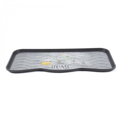 Plastový odkapávač na boty FLOMA Bicycle - 38 x 75 x 2,1 cm