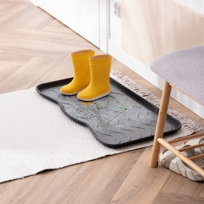 Plastový odkapávač na boty FLOMA Bicycle - 38 x 75 x 2,1 cm