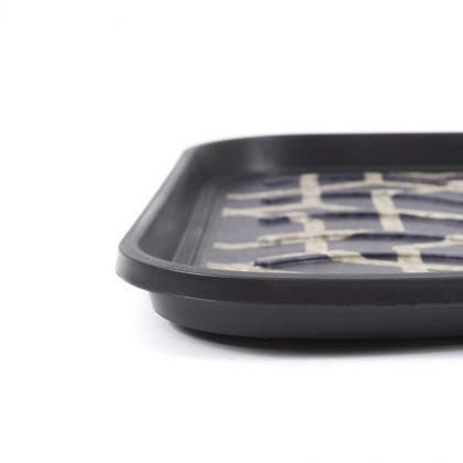 Plastový odkapávač na boty FLOMA Geo Lattice - 38 x 75 x 2,1 cm