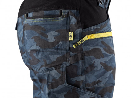 Kalhoty CXS STRETCH, pánské, maskáčové modré, vel. 56