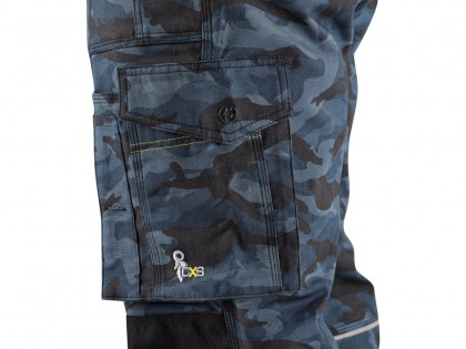 Kalhoty CXS STRETCH, pánské, maskáčové modré, vel. 58