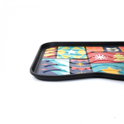 Plastový odkapávač na boty FLOMA Colorful Xmas - 38 x 75 x 2,1 cm