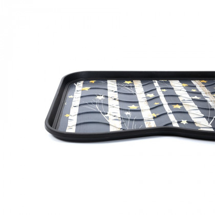 Plastový odkapávač na boty FLOMA Star & Birch - 38 x 75 x 2,1 cm