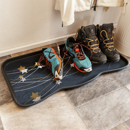 Plastový odkapávač na boty FLOMA Constellation - 38 x 75 x 2,1 cm