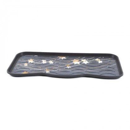 Plastový odkapávač na boty FLOMA Constellation - 38 x 75 x 2,1 cm