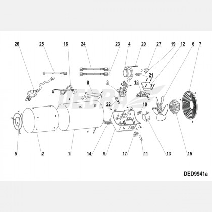 Elektromotor ZBDJ28-2 28W 1300RPM