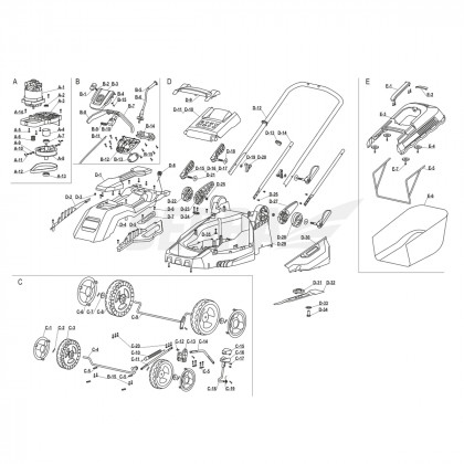 Víčko předního kola