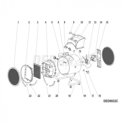 Elektromotor YJ61-25 50W 400V