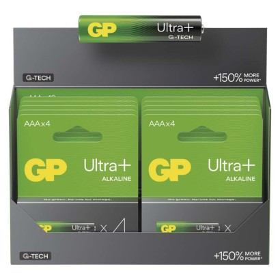 Alkalická baterie GP Ultra Plus AAA (LR03)