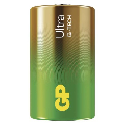 GP alkalická baterie ULTRA D (LR20) 2PP