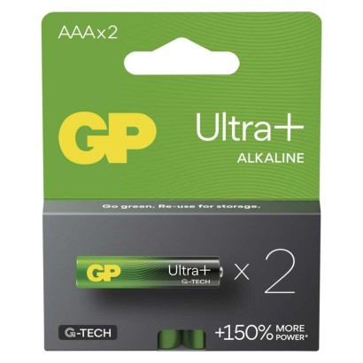 Alkalická baterie GP Ultra Plus AAA (LR03)