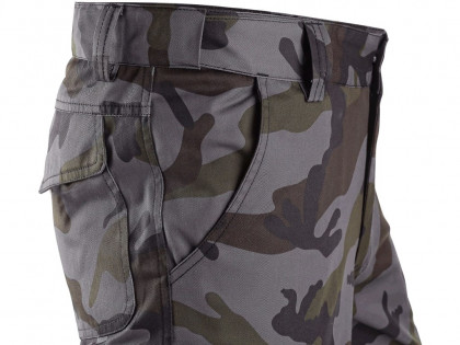 Kalhoty CXS CAMO, pánské, maskáčové, s odepínacími nohavicemi