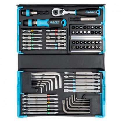 Sada bitů, úhlových šroubováků a ráčny 1/4“ HAZET 2200SC-31
