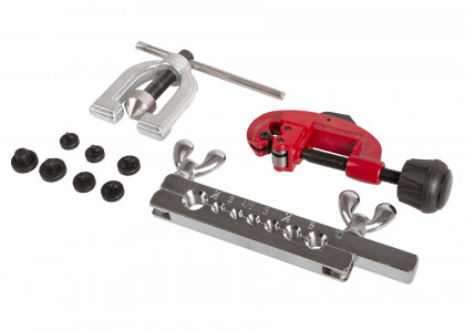 Pertlovací sada na brzdové trubky s řezačkou trubek - TJ6146