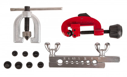 Pertlovací sada na brzdové trubky s řezačkou trubek - TJ6146