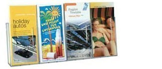 Plexi držák 1/3 A4 4-dílný na zeď