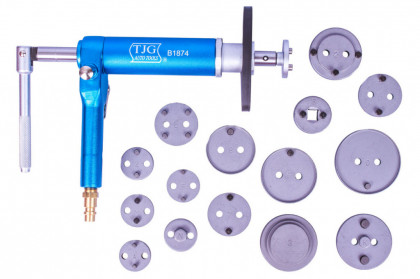 Pneumatická sada 16 ks pro zatlačení brzdových pístků - H2412