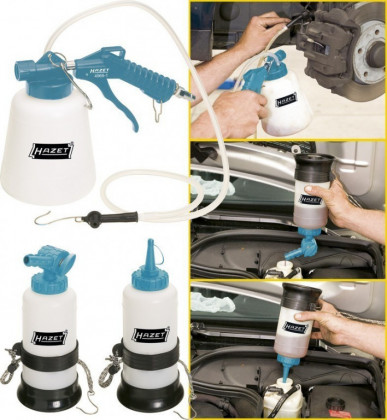 Pneumatická odsávačka brzdové kapaliny, sada 3ks - HA149445