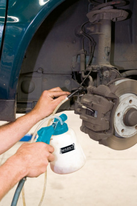 Pneumatická odsávačka brzdové kapaliny, sada 3ks - HA149445