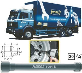 Kovaný vnitřní nástrčný klíč 3/4" šestihranný 32mm HAZET 1004S-32 - HA055784