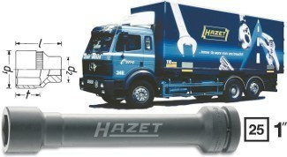 Kovaný vnitřní nástrčný klíč 1" šestihranný 32mm HAZET 1104S-32 - HA002665