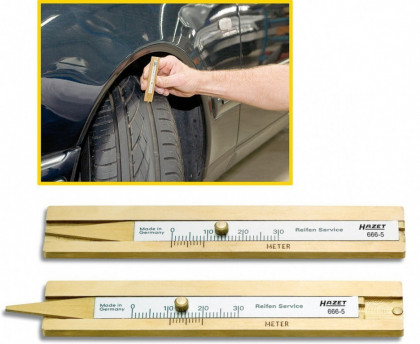 Měřič hloubky profilu pneumatik 666-5 Hazet