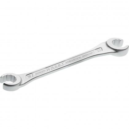 Polootevřený prstencový oboustranný klíč 612-19x22 Hazet - HA025169