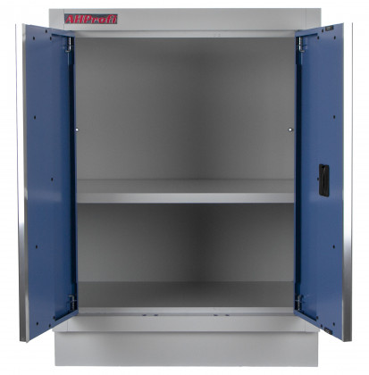 Celokovová dílenská skříňka PROFI BLUE dvoukřídlá 680x458x910 mm - MTGC1300