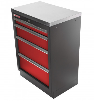 Celokovová skříňka se 4-mi šuplíky PROFI - RTGC1304