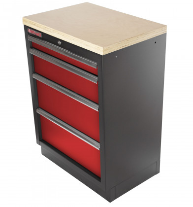 Celokovová skříňka se 4-mi šuplíky PROFI - RTGC1304