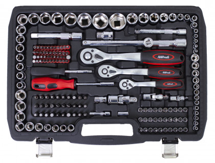 Gola sada Exclusive 1/4", 3/8" a 1/2", 215 dílů - AH12215