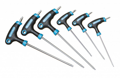 Sada T klíčů TORX ve výplni do dílenského vozíku, 6 dílů - VV006TT01