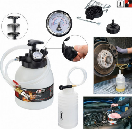 Sada pro ruční odvzdušňování brzd 3 l - V4411