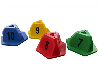 Magnetické klobouky - červené - 444020030