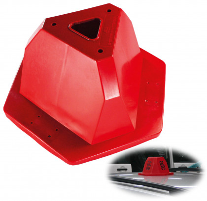 Magnetické klobouky - červené - 444020030