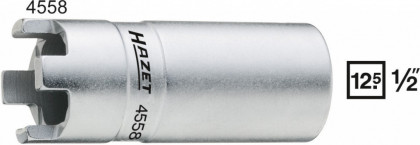 Čepový klíč pro převlečné matice vstřikovačů 1/2" Hazet 4558 - HA021888