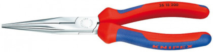 Půlkulaté kleště s břity chromované 200 mm  - 2615200
