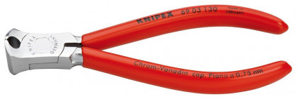 Čelní štípací kleště pro mechaniky chromované potaženo plastem 130 mm - 6903130