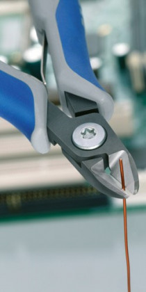 Přesné boční štípací kleště na elektroniku brunýrované 125 mm  - 7952125