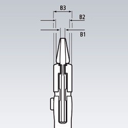 Klešťový klíč chromované 250 mm  - 8605250