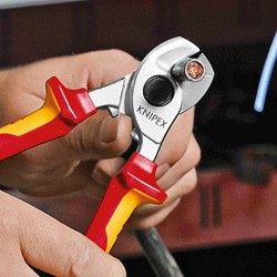 Kabelové nůžky izolované vícesložkovými návleky, certifikace VDE 165 mm  - 9516165